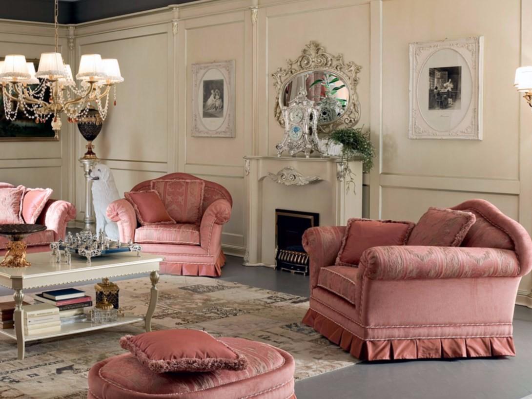 13408 Upholstered armchair with armrests