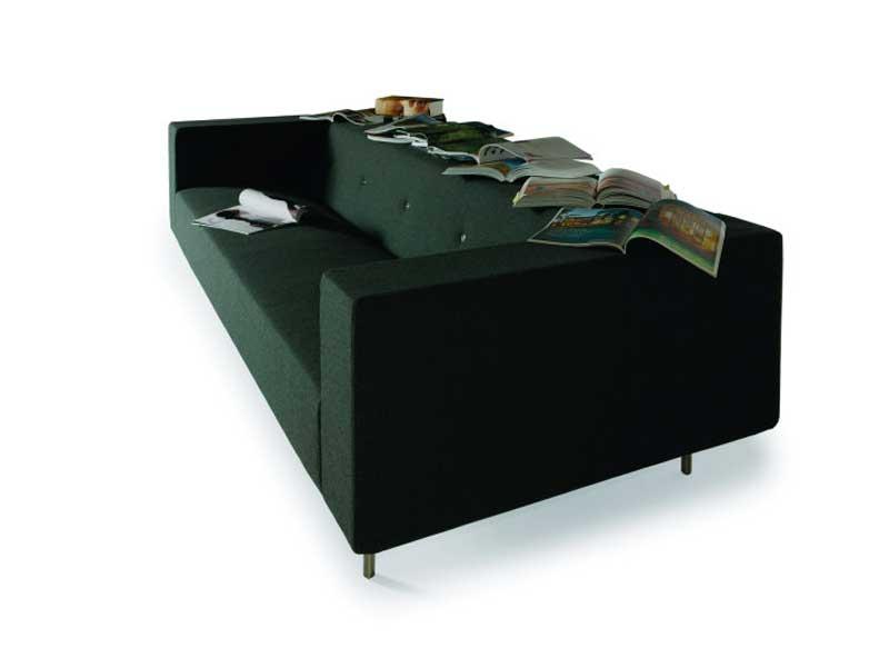 BOTTONI SHELF Sofa with integrated magazine rack