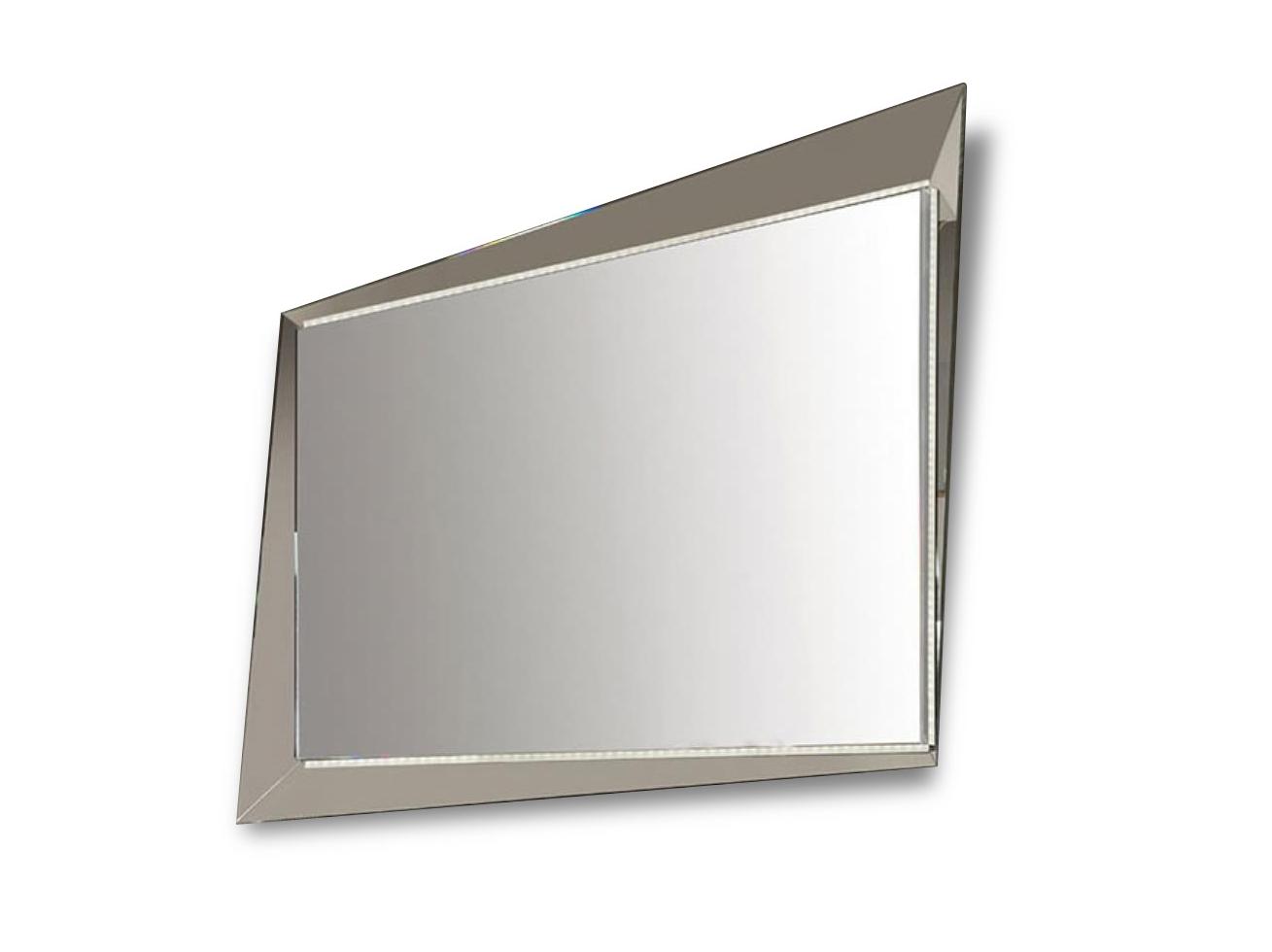 QUARTZ Rectangular wall-mounted mirror