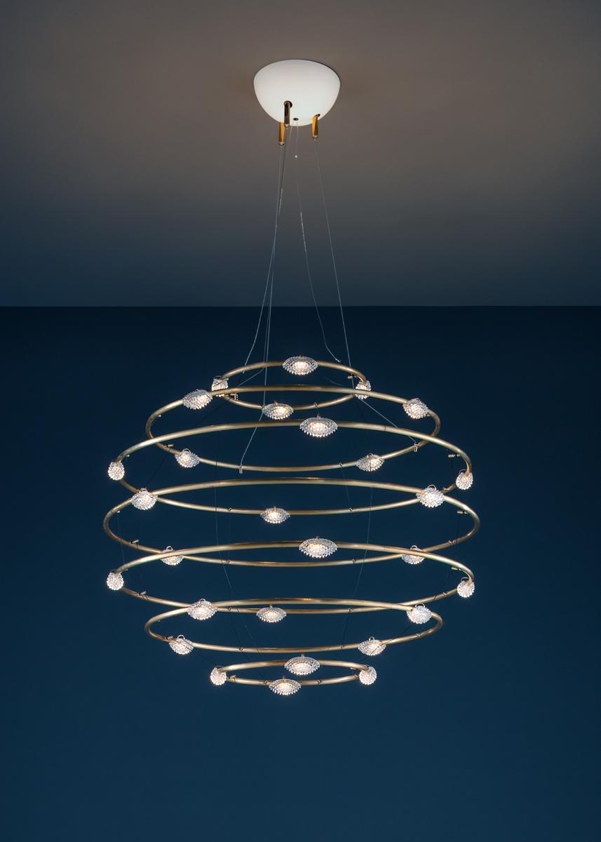 28 PETITS BIJOUX LED brass pendant lamp