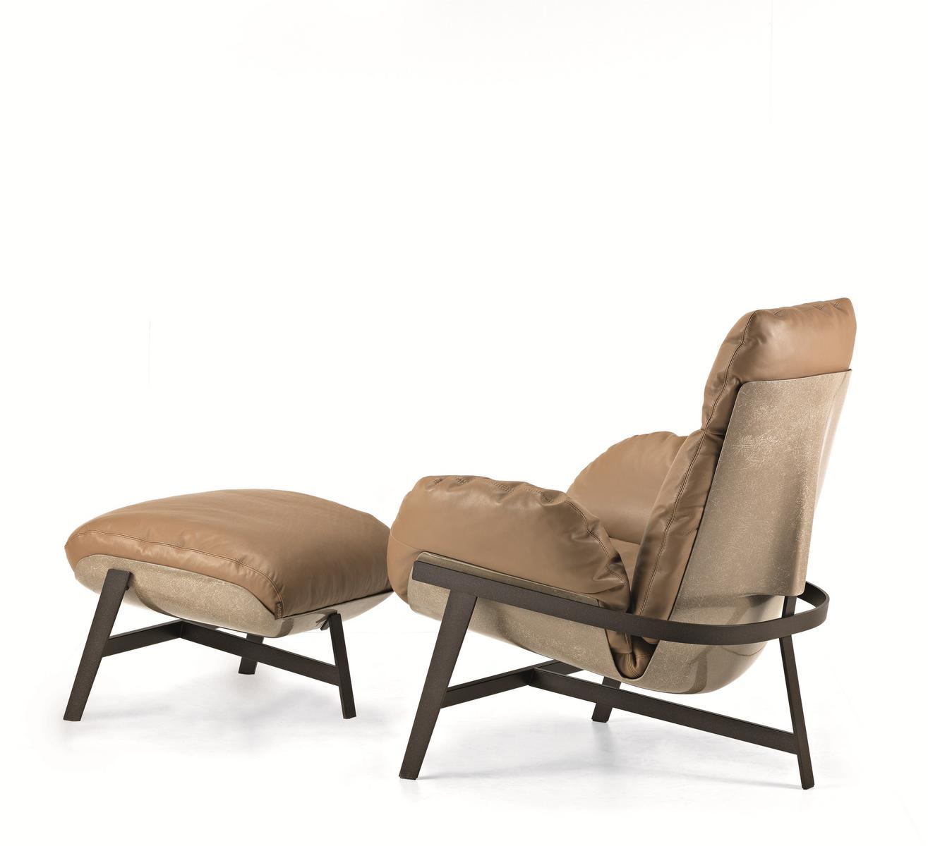 JUPITER Leather armchair
