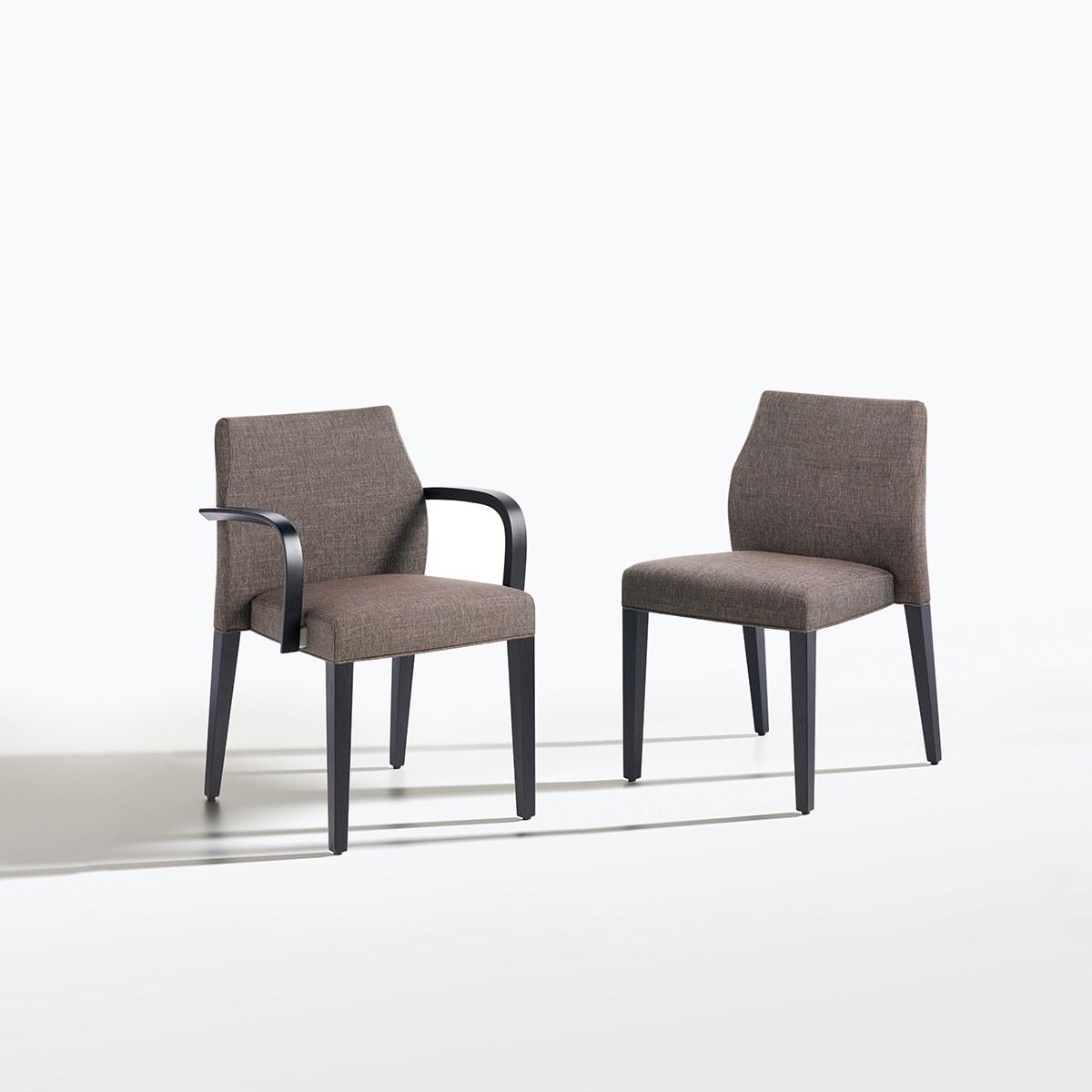 SLICE Upholstered stackable chair