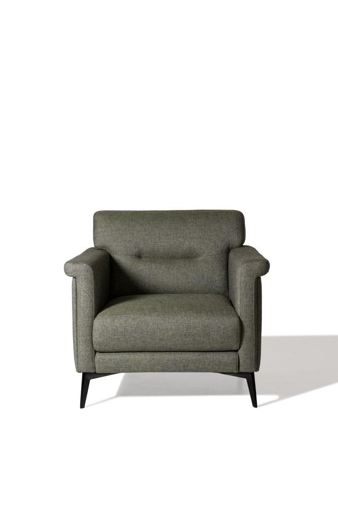 STRIKE Fabric armchair with armrests