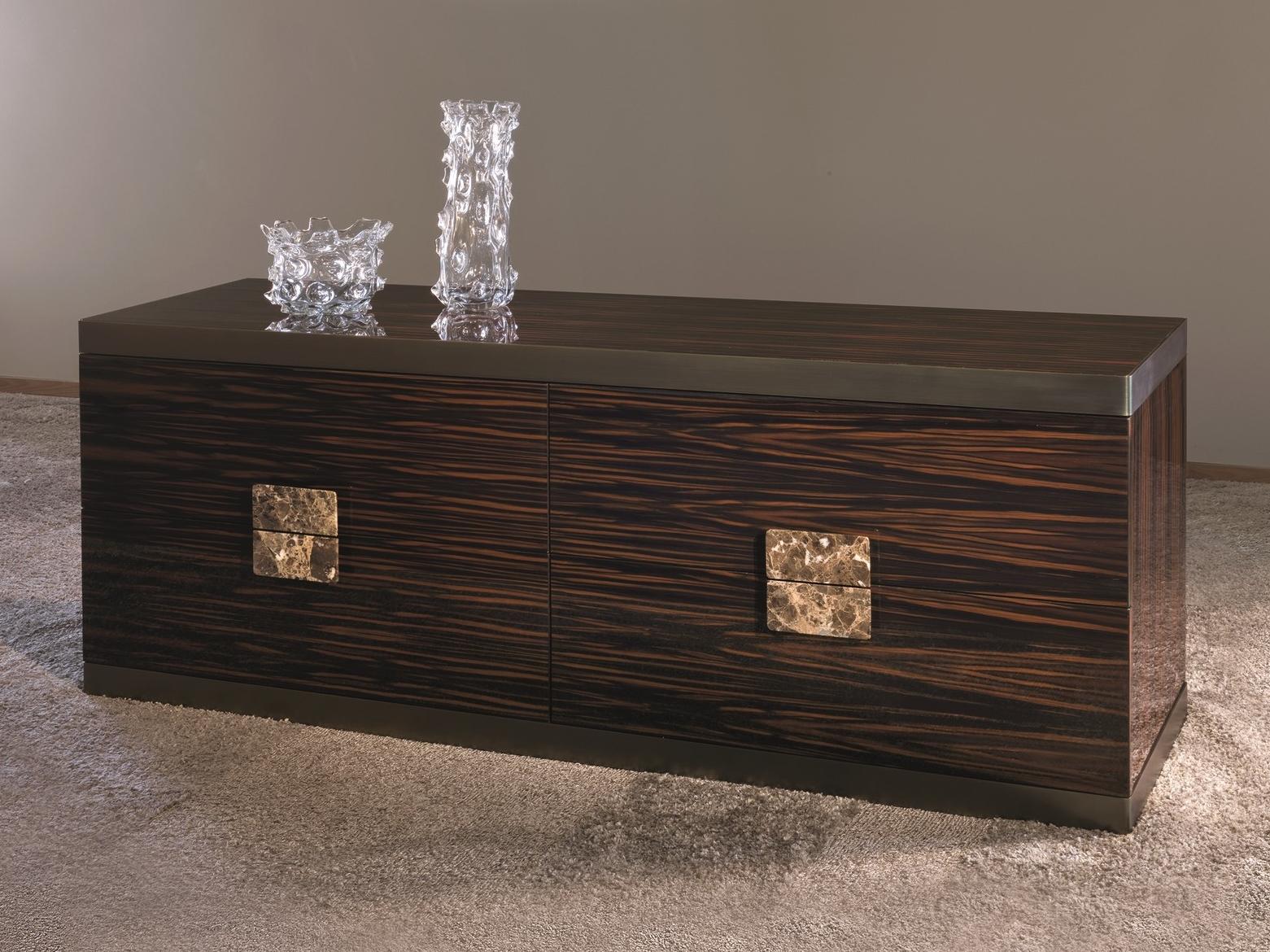 EVELYN Rectangular metal chest of drawers