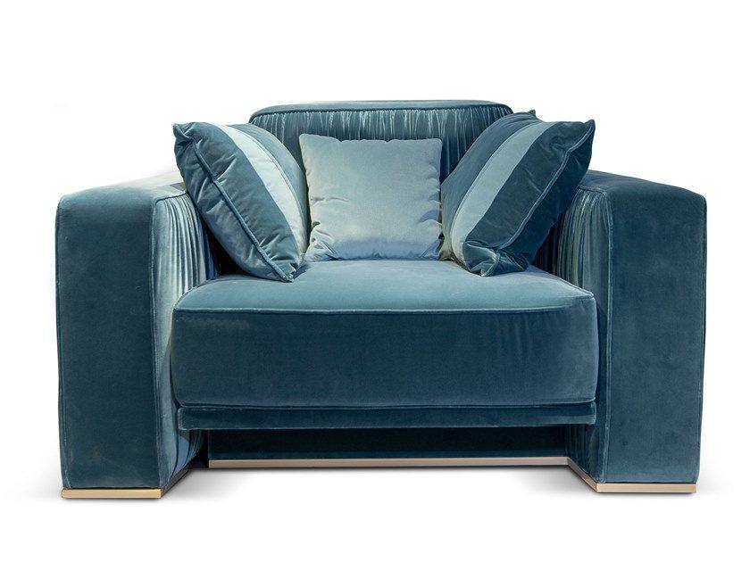 HERBIN Fabric armchair