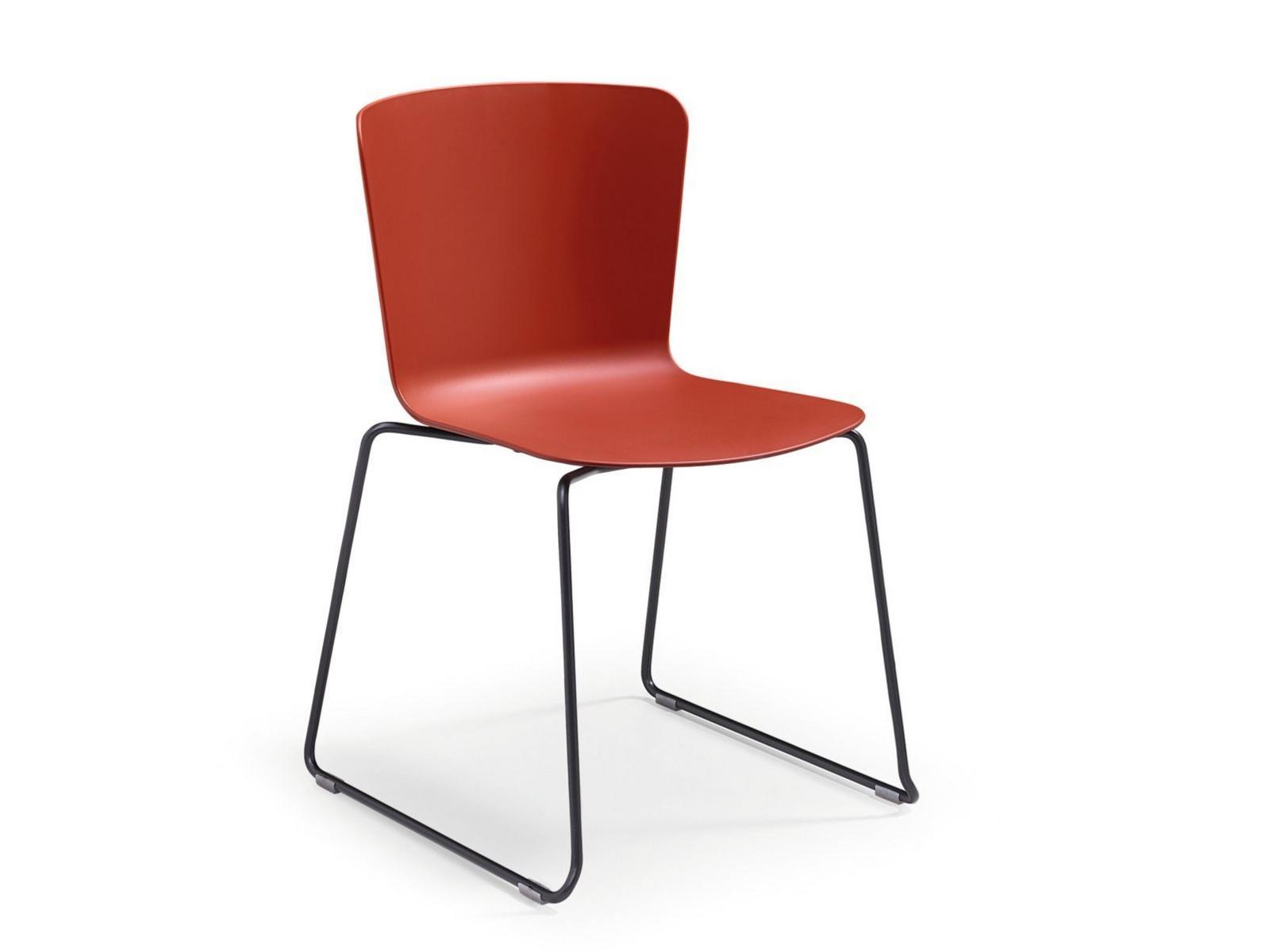 CALLA SM T PP Sled base stackable polypropylene chair