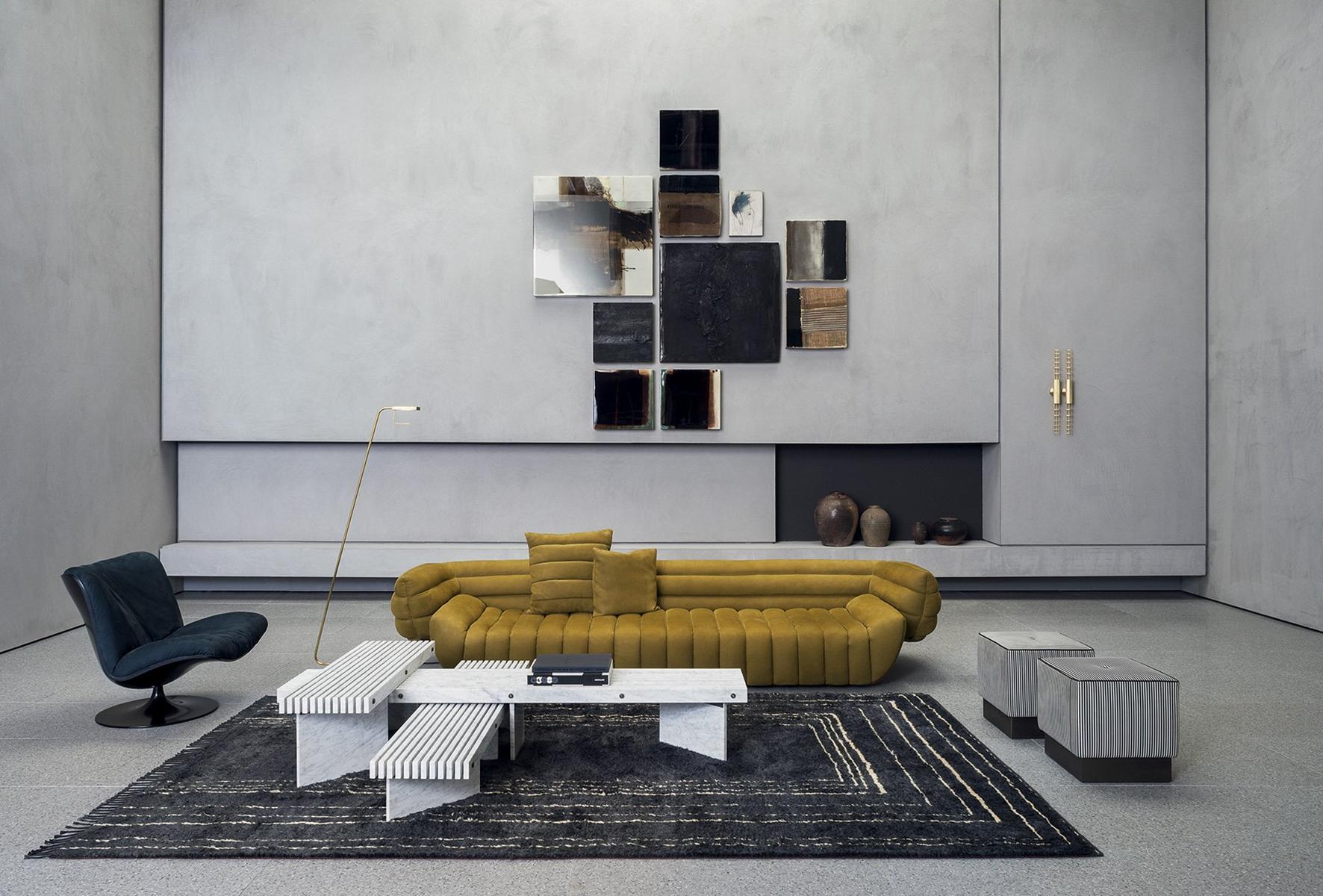 TACTILE Leather sofa