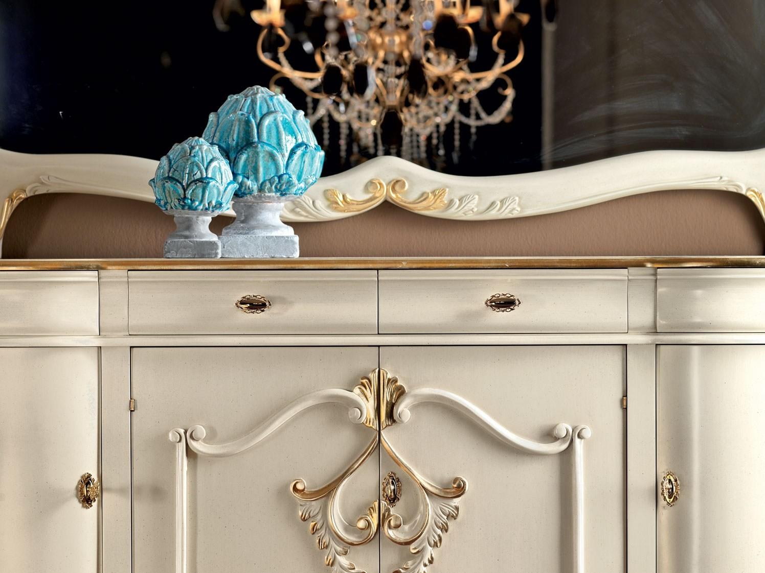 11106 Solid wood sideboard with doors