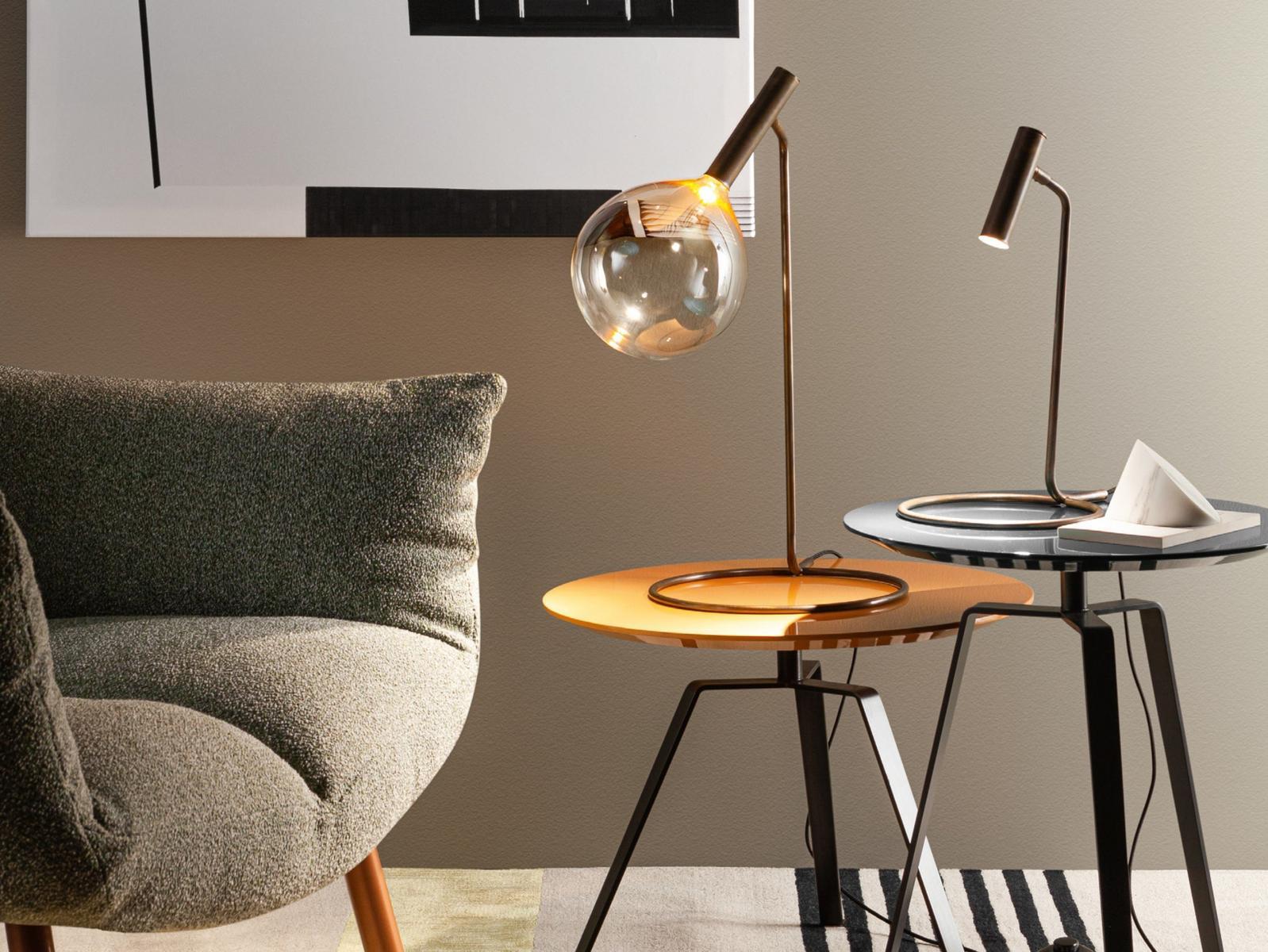 SOFÌ Borosilicate glass table lamp