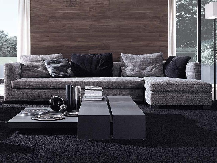 TIBERIO Sectional fabric sofa