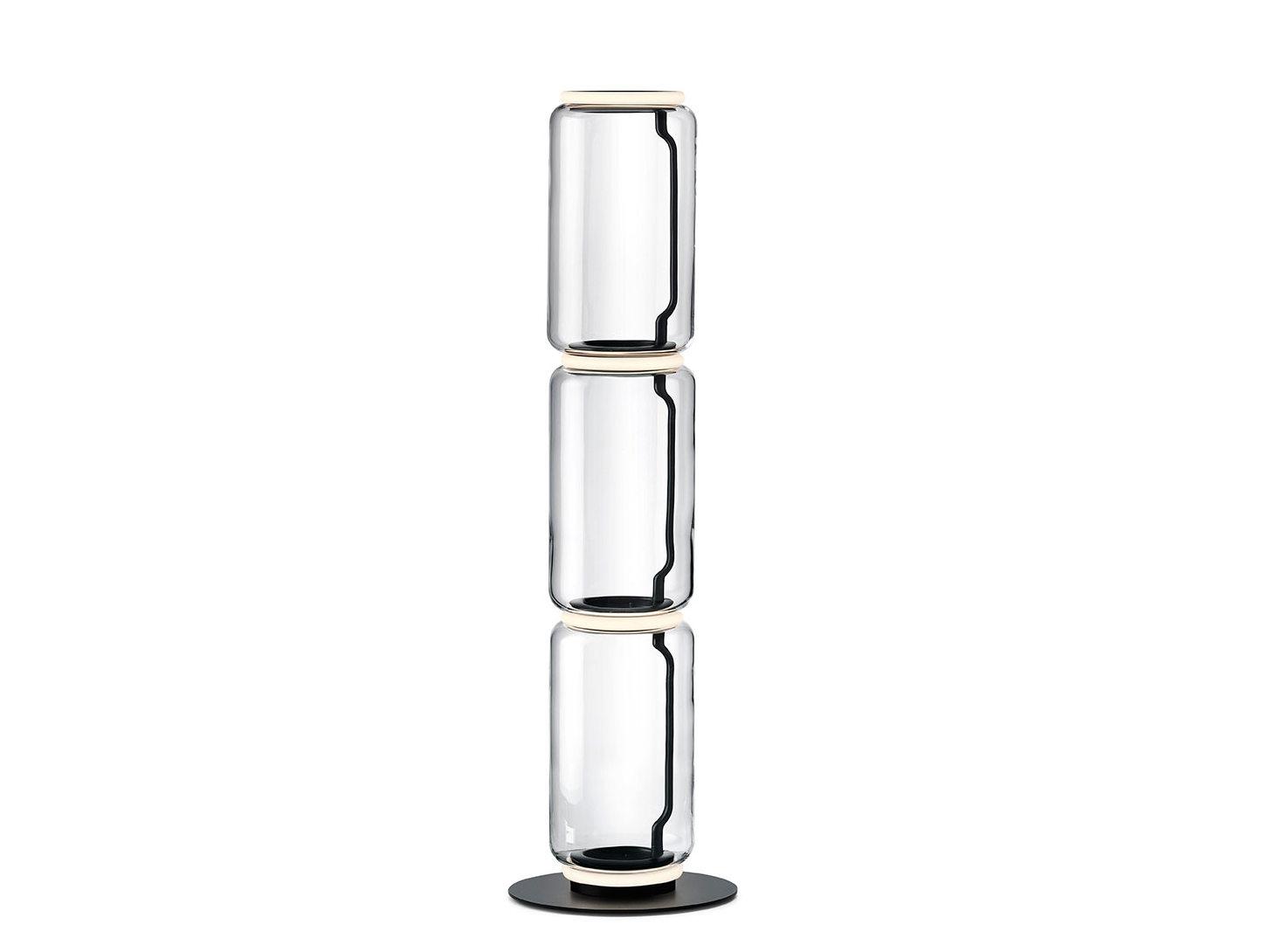 NOCTAMBULE LED direct light Blown crystal floor lamp