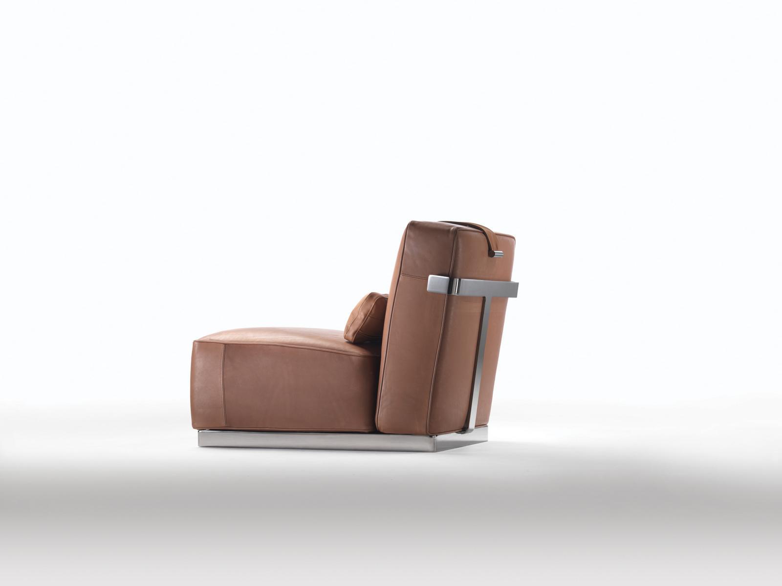 A.B.C.D. Recliner leather armchair