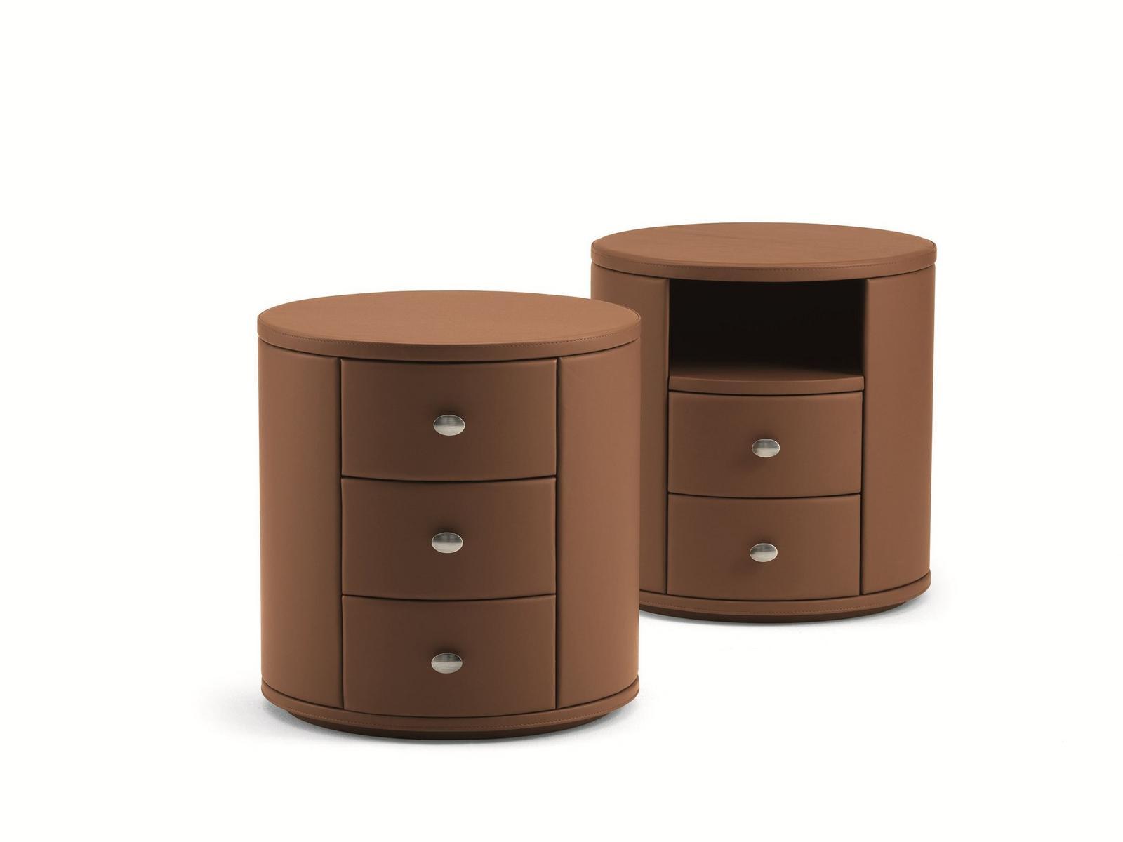 CONDOTTI Rounded round bedside table