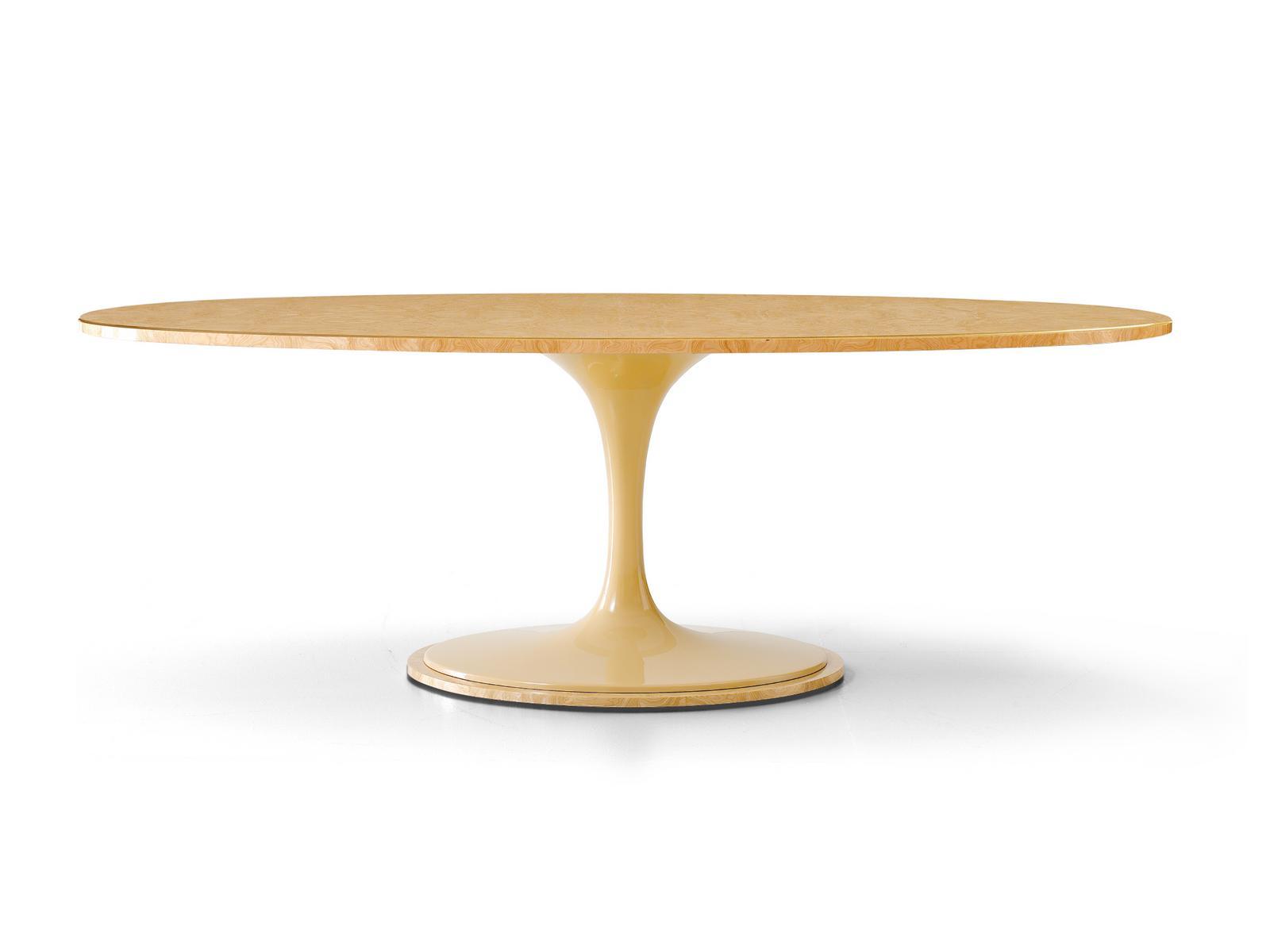 RICHMOND UPON THAMES Oval wood veneer table