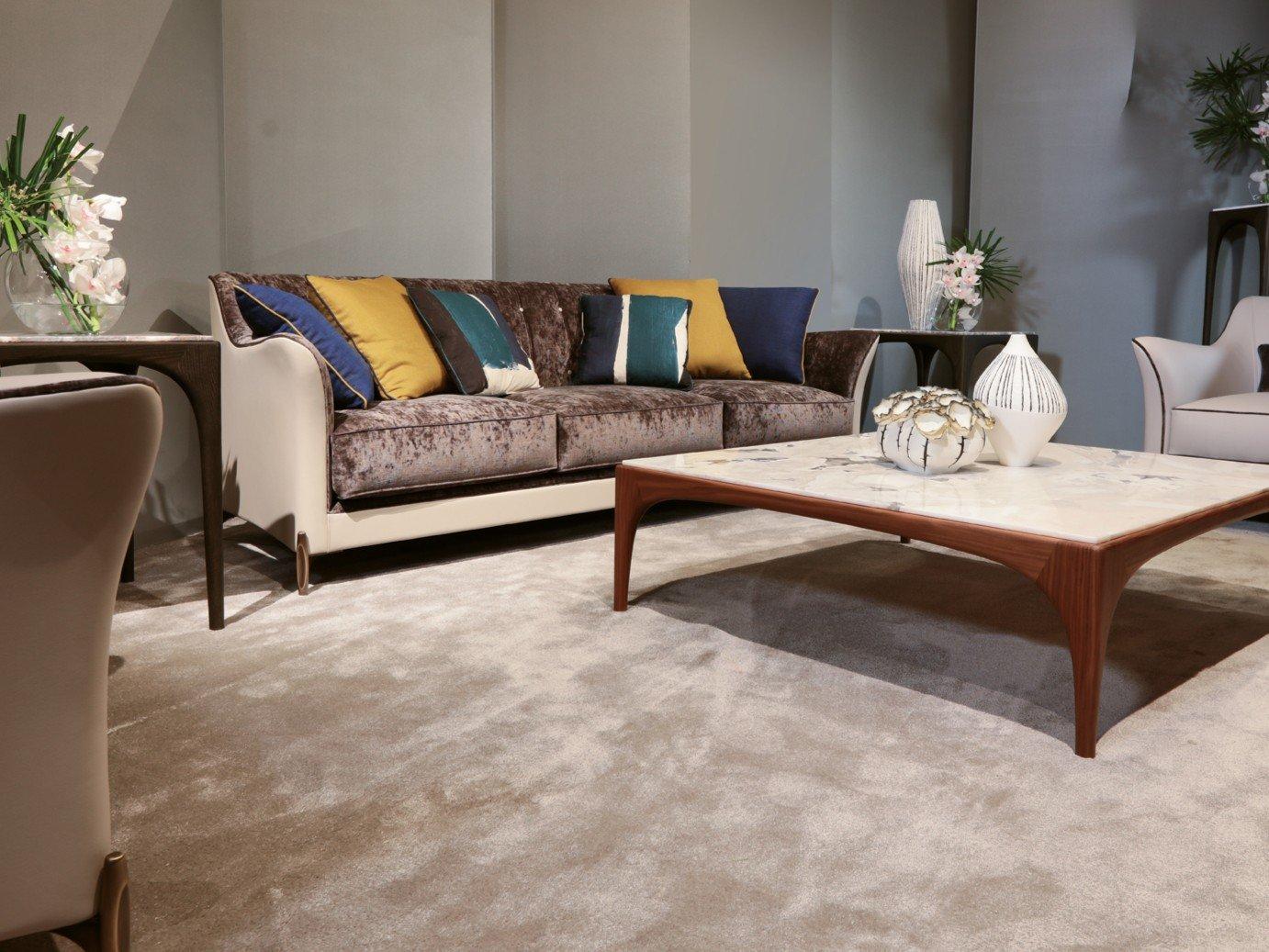 EGEA Upholstered 3 seater leather sofa