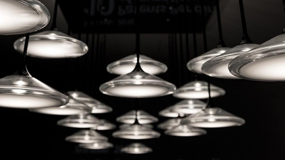 ORSA 21, 35 LED direct light methacrylate pendant lamp