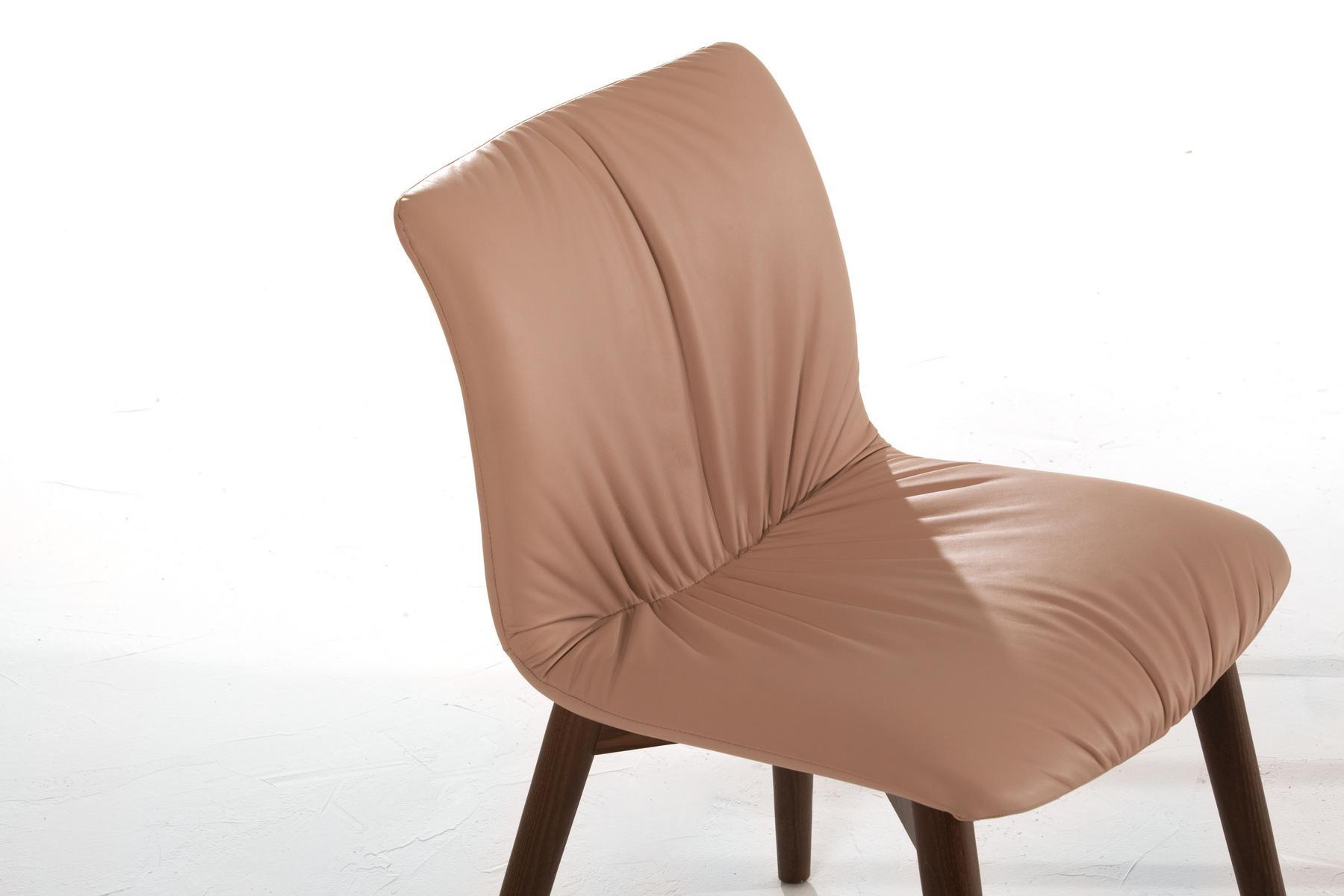 FELIX Upholstered leather chair