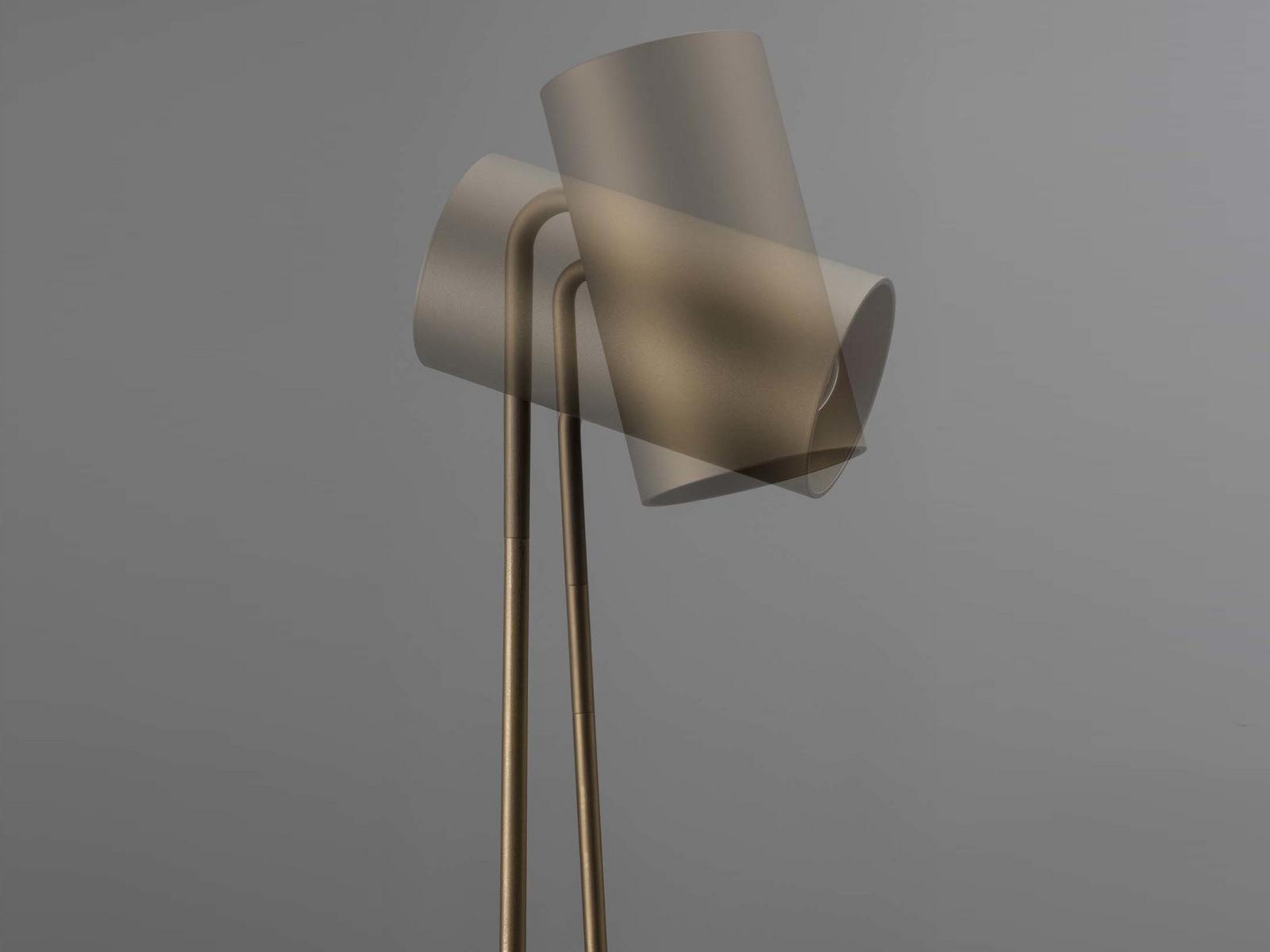 BOOM LED adjustable carbon floor lamp