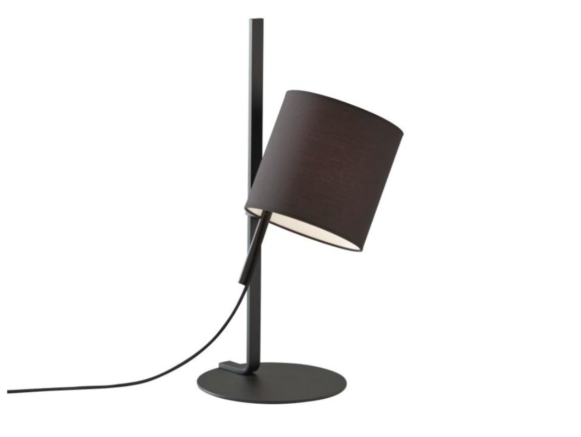 MAGNET LAMP Table lamp with steel base and cotton shade