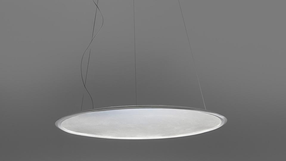 DISCOVERY LED direct-indirect light aluminium pendant lamp