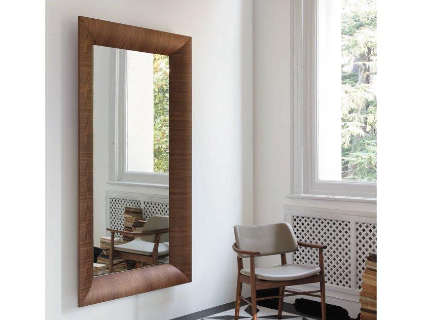 TRIPLE Rectangular wooden framed mirror