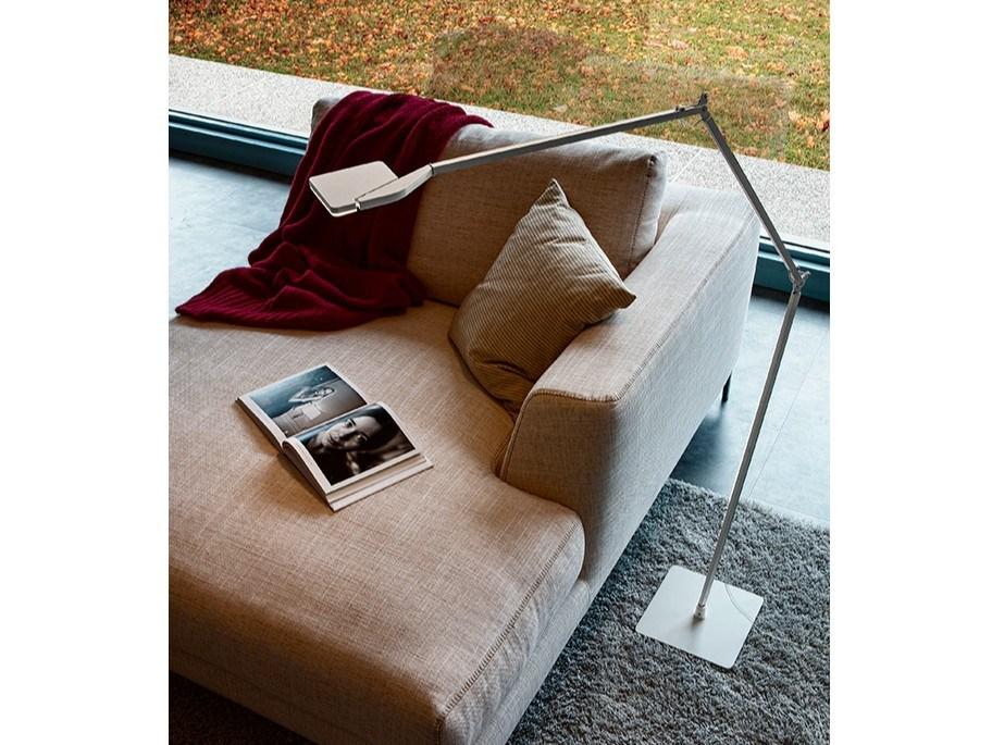 JACKIE IOT Contemporary style LED direct light height-adjustable aluminium floor lamp