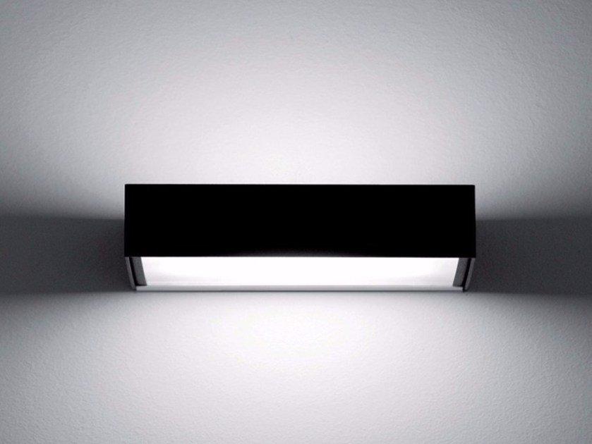 DUET LED glass and metal wall lamp