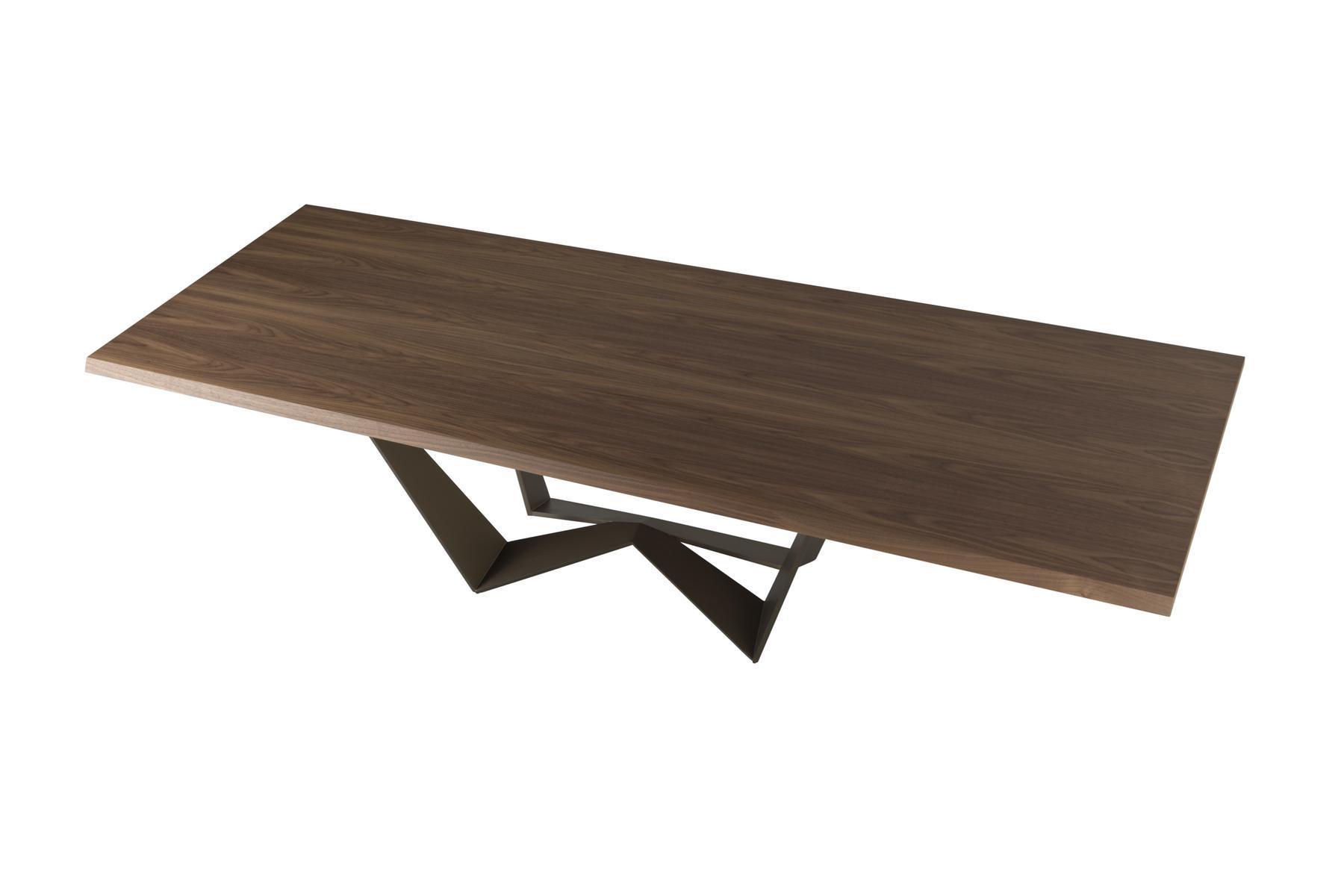 REVERSE Rectangular walnut table