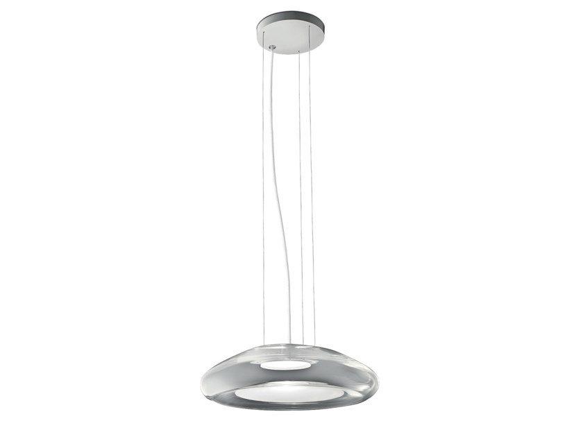 KEYRA S30 LED blown glass pendant lamp