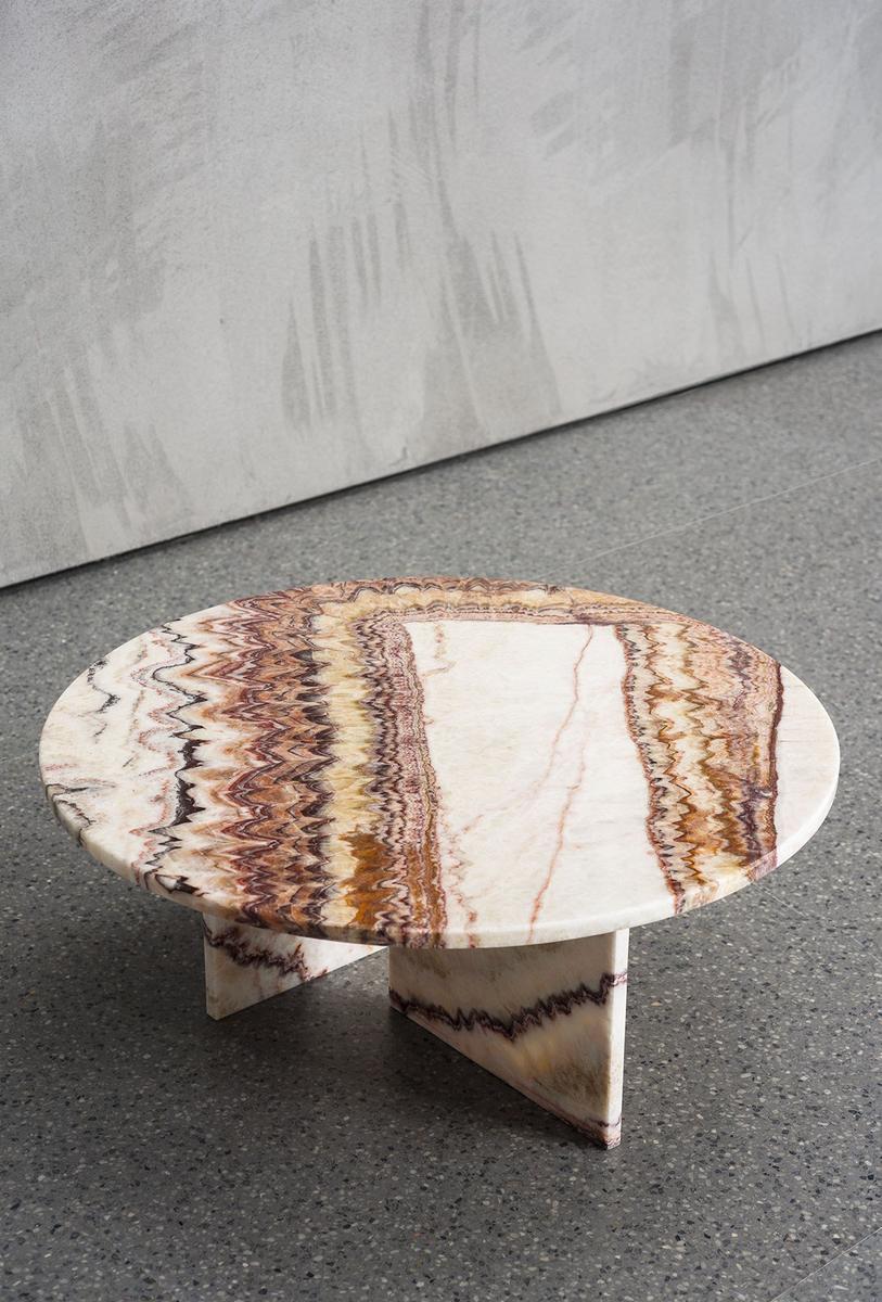 TEBE Round marble coffee table