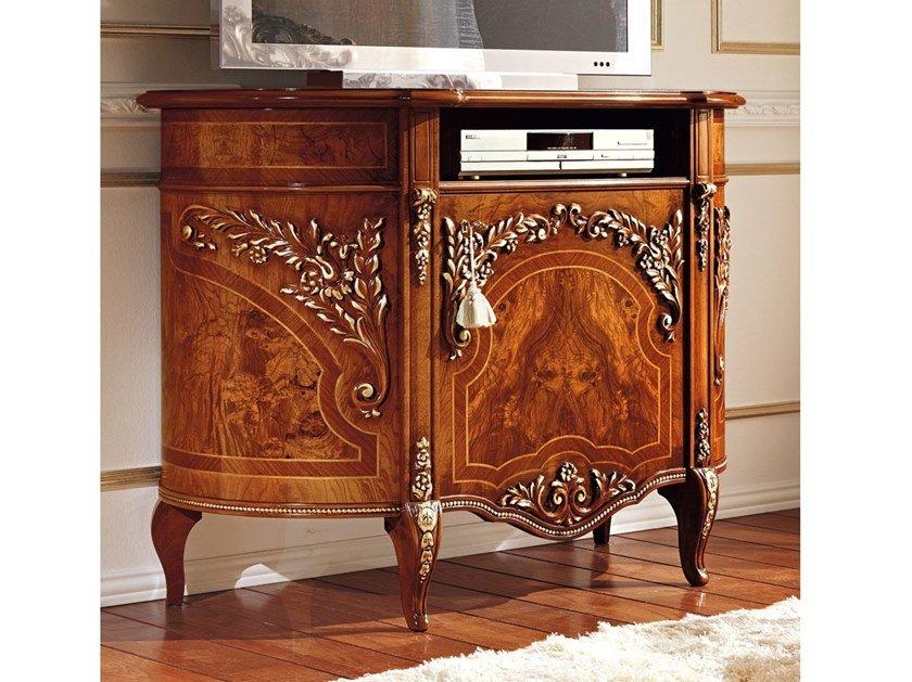 REGGENZA LUXURY Low wood veneer TV cabinet