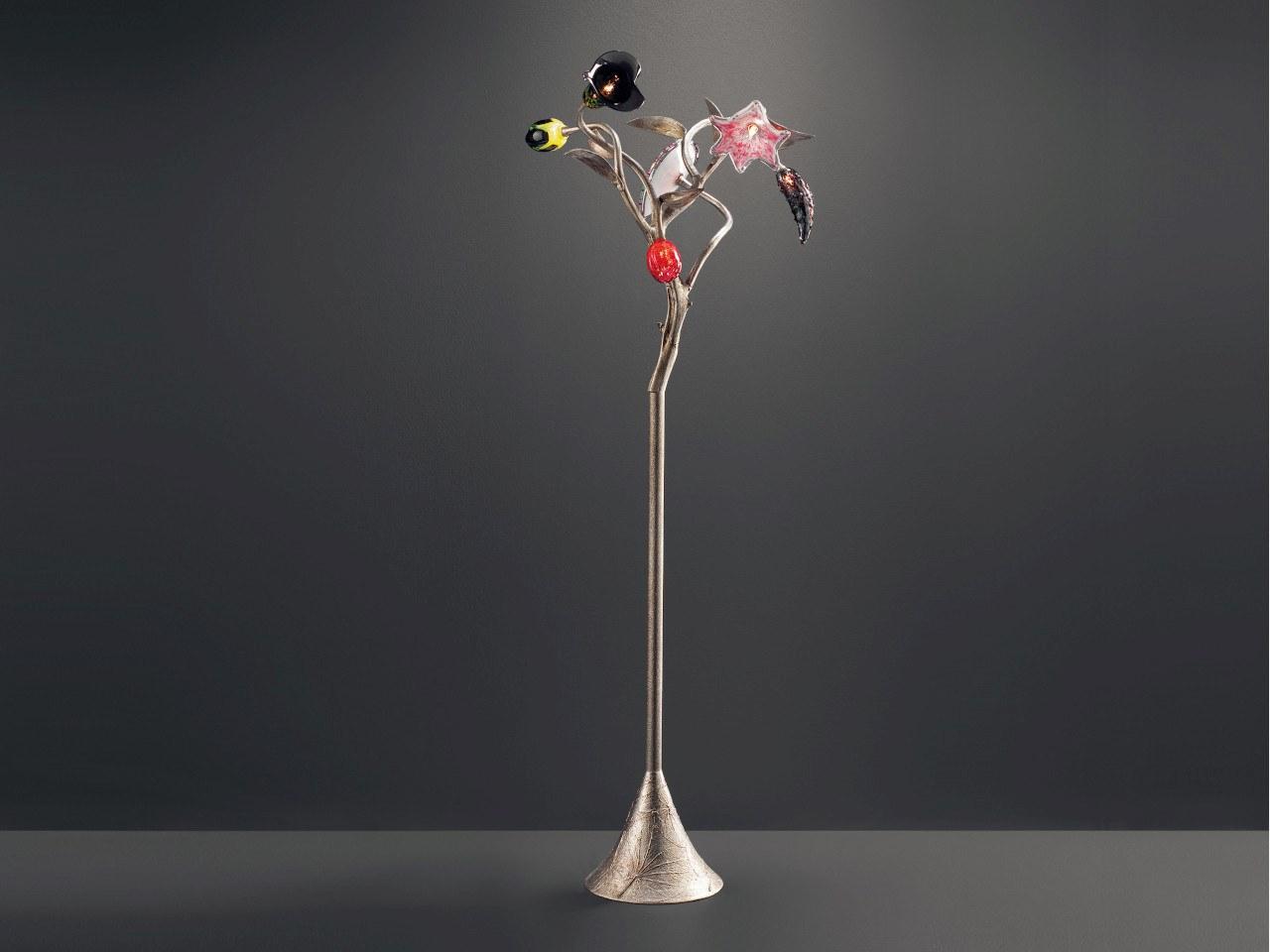 BOUQUET PA618/6 Handmade bronze floor lamp