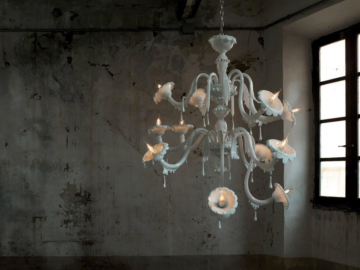 AU REVOIR Glass chandelier AU REVOIR Glass chandelier
