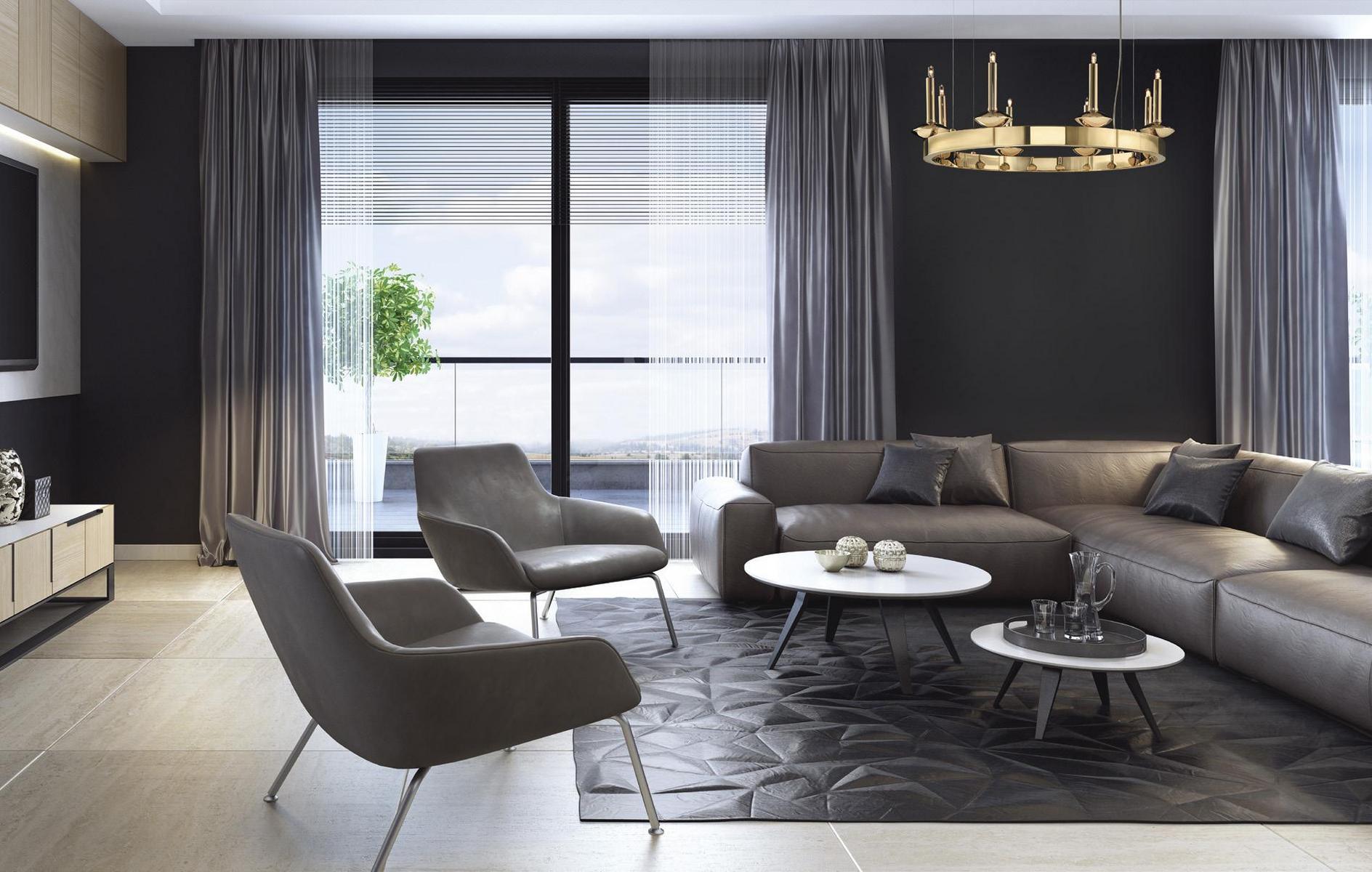 SHARON Indirect light brass chandelier SHARON Indirect light brass chandelier