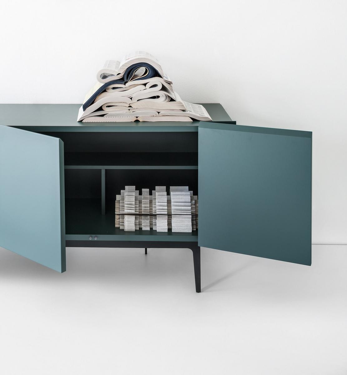 RAINBOW Wooden sideboard with doors