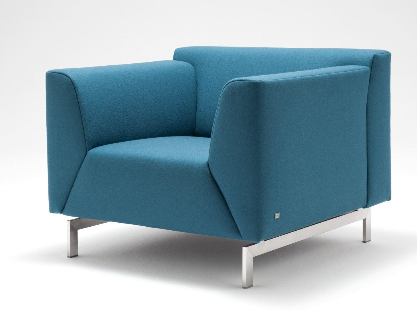 318 Fabric armchair with armrests