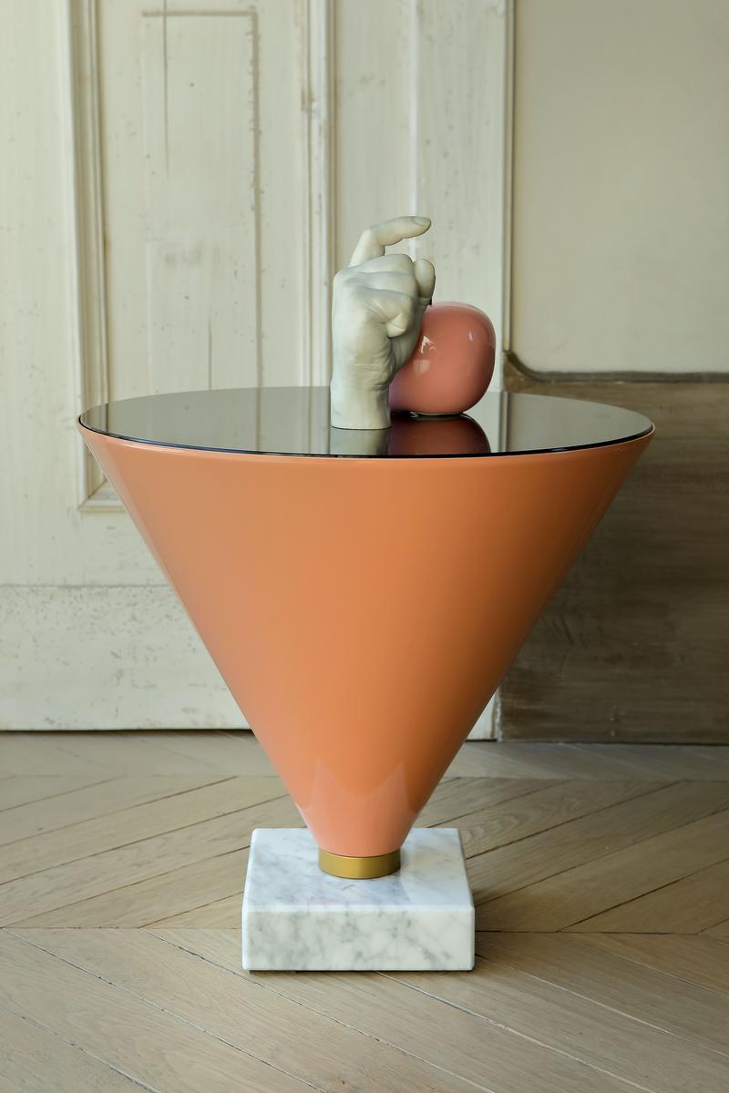 FLUTE Round coffee table