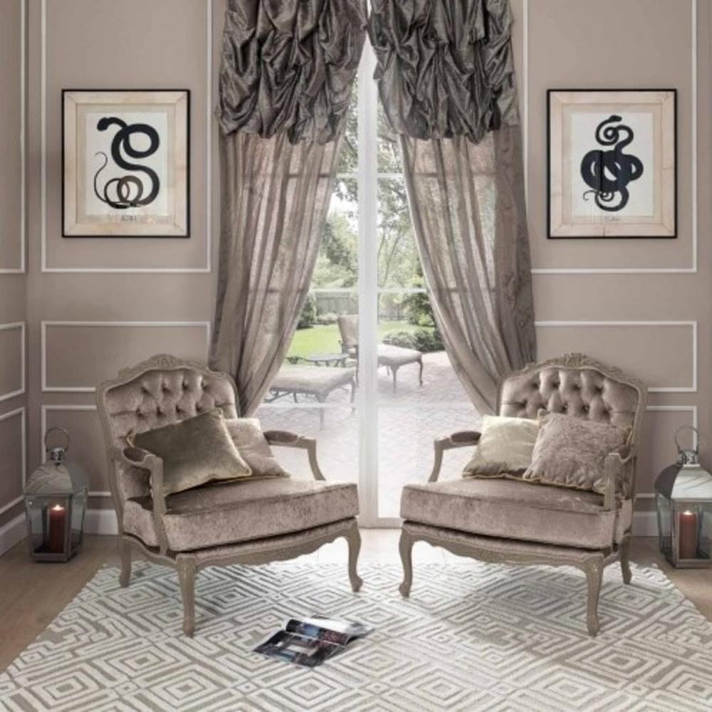 FRANCESCA Fabric armchair