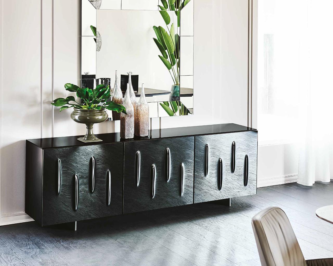 CARNABY Metal sideboard with drawers