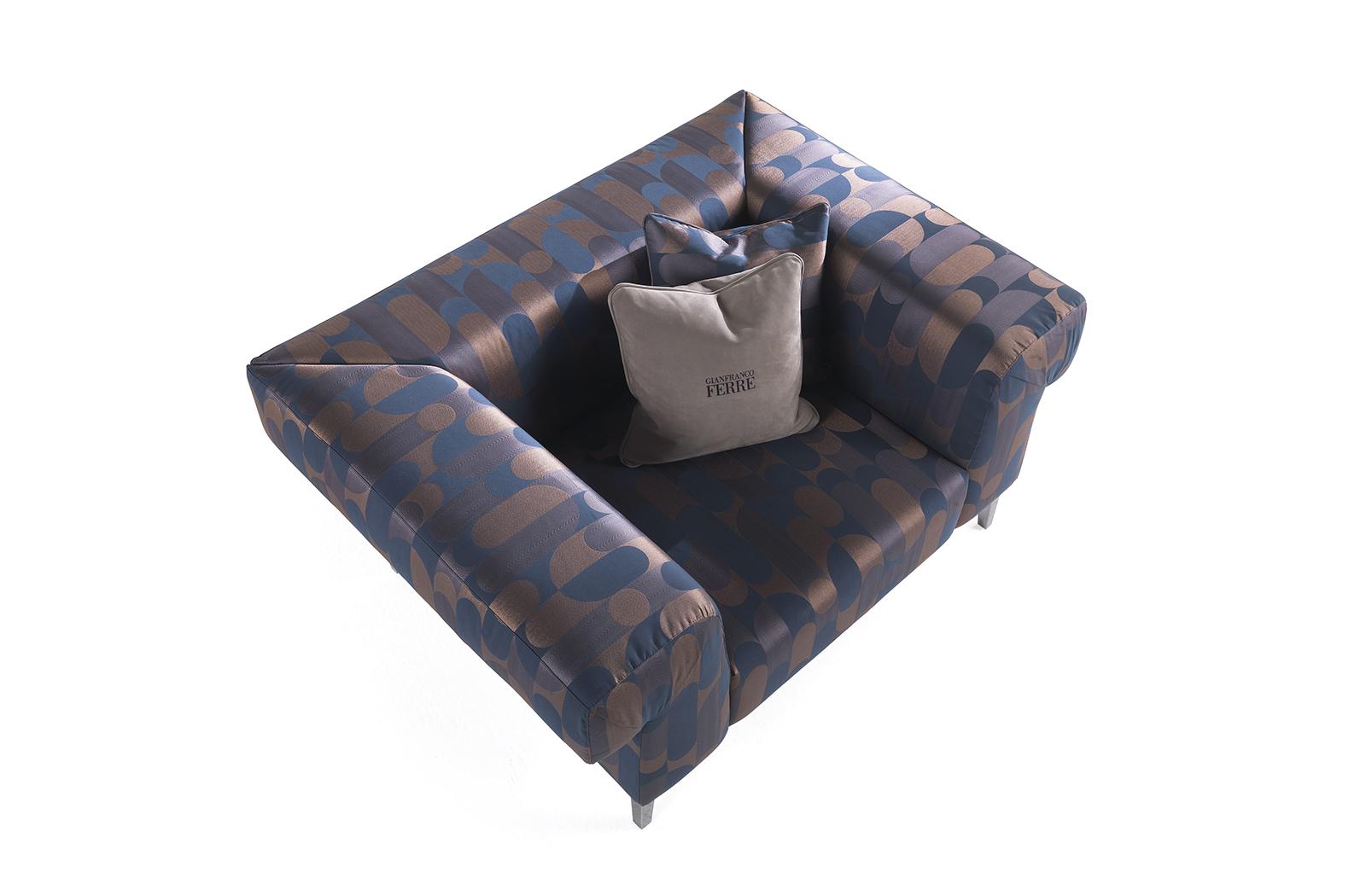 SOHO Fabric armchair with armrests