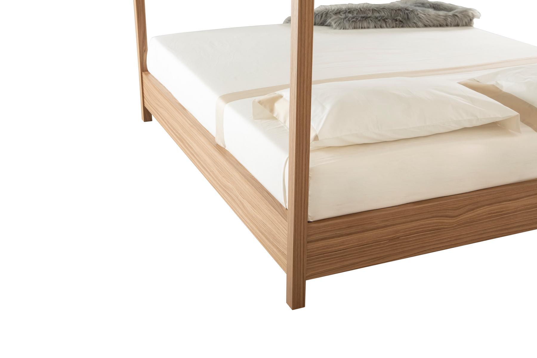 HAVANA Walnut double bed