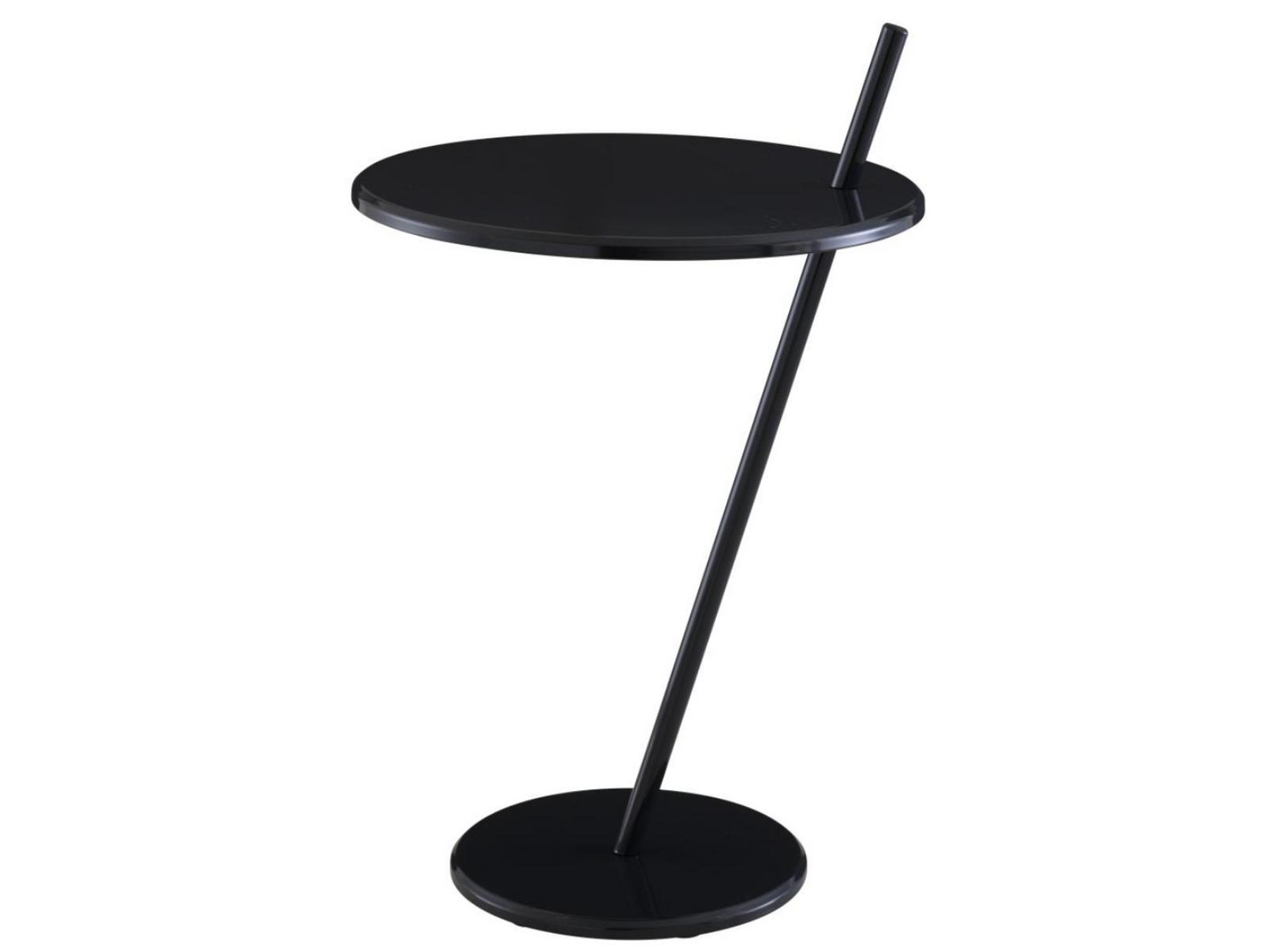 GOOD EVENING Round steel high side table