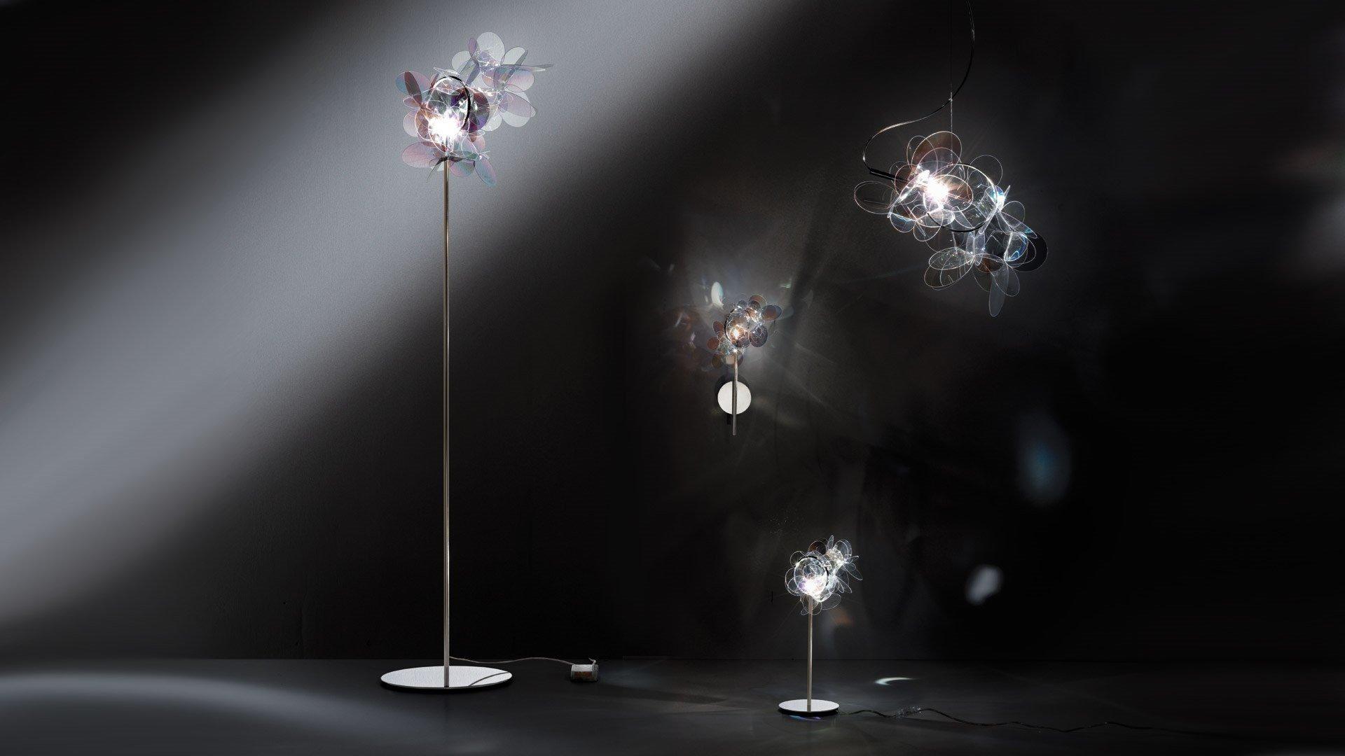 MILLE BOLLE LED polycarbonate wall lamp
