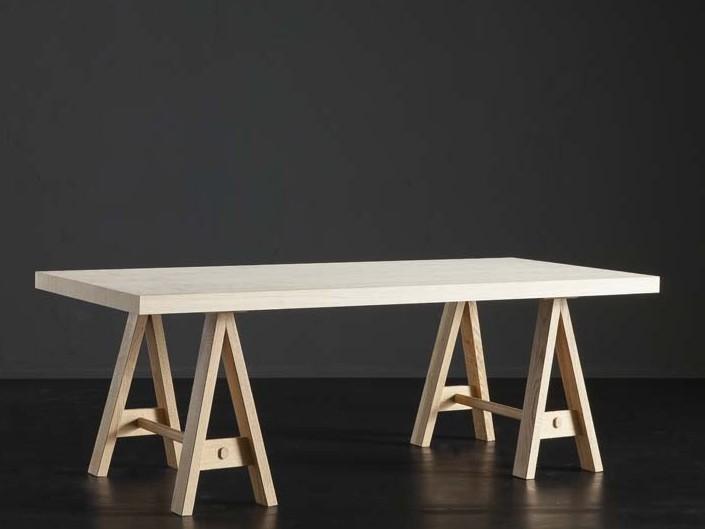 NIZZA + HORSE Rectangular wooden dining table