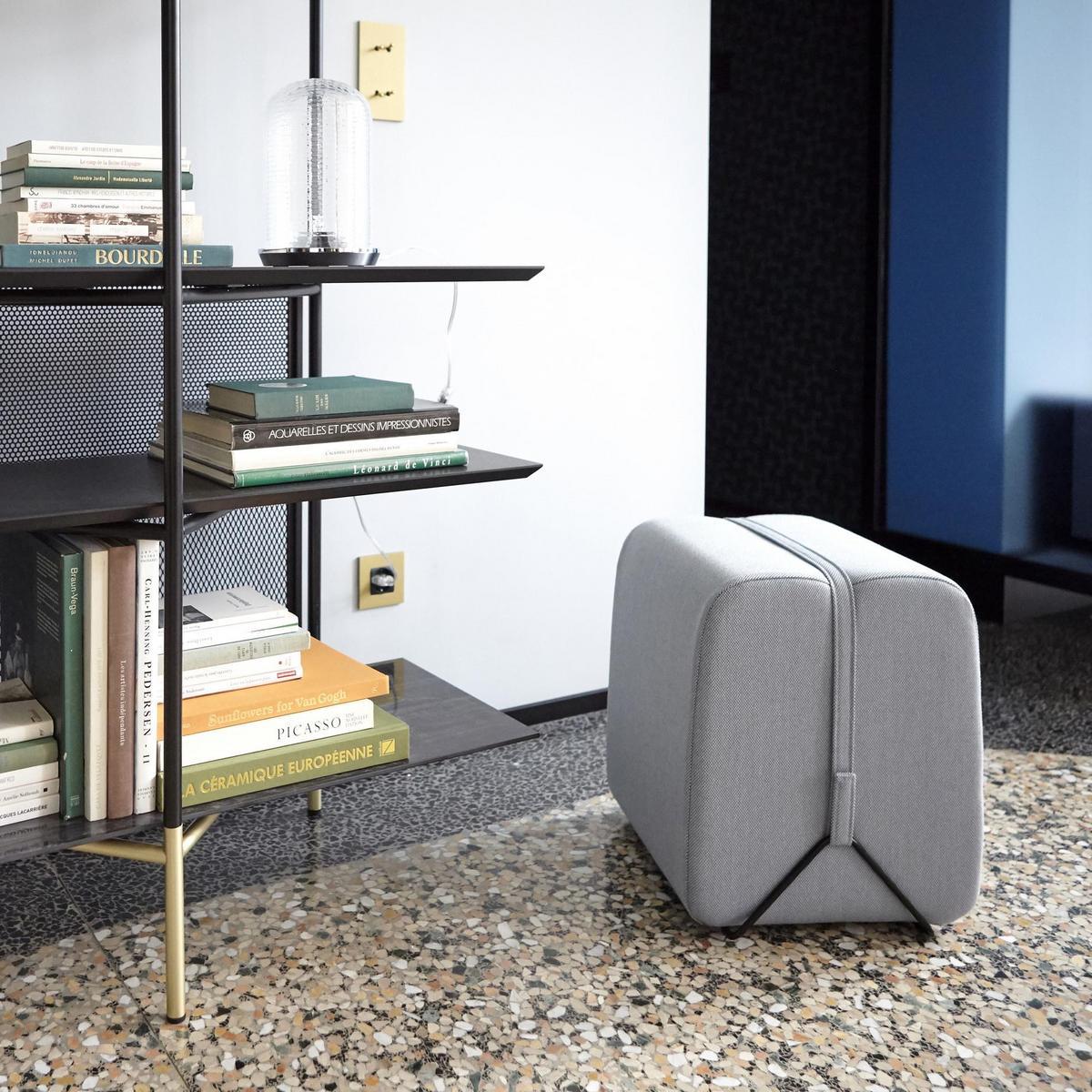 MOBIDEC Rectangular fabric pouf