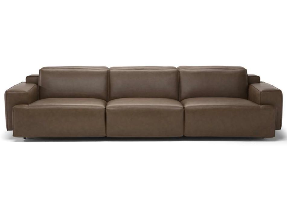 IAGO Contemporary style recliner leather sofa