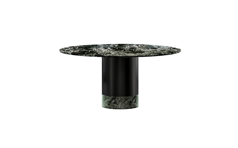 CILINDRO MARBLE Square stone table