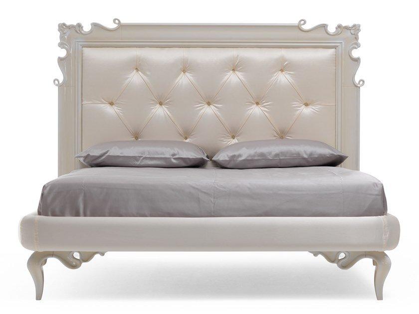 JULIETTE Double bed with tufted headboard