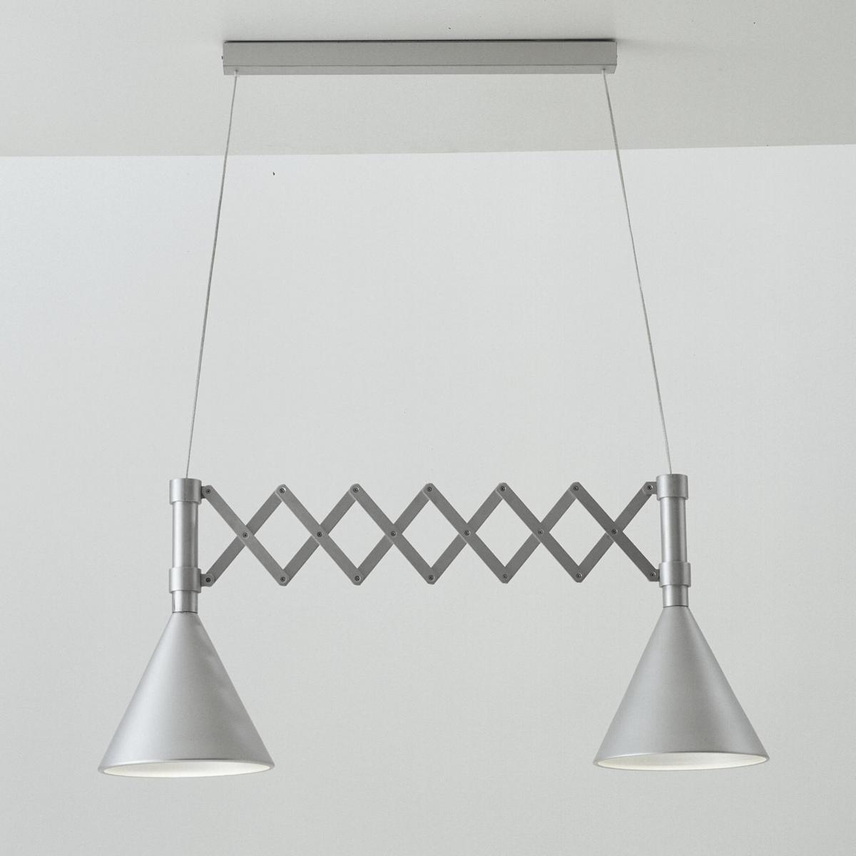 EXTENSIBLE Anodized aluminium pendant lamp