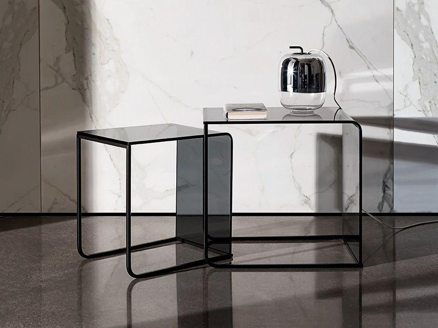 NIDO Stackable glass coffee table